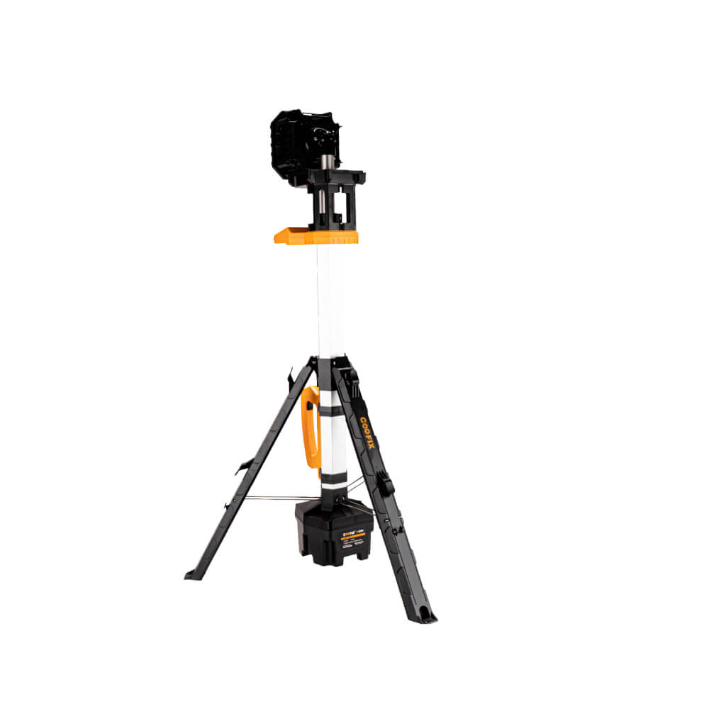 สปอร์ตไลท์ภายนอก LED COOFIX รุ่น CF-WL004 แบตเตอรี่ 4.0AH 100V 10,000 ลูเมน WHITE